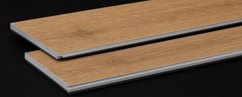 Waterproof LVP plank cross-section